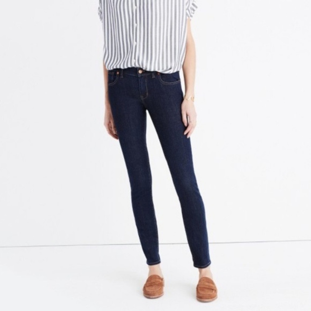 Madewell 8" Skinny Jeans in Quincy Wash